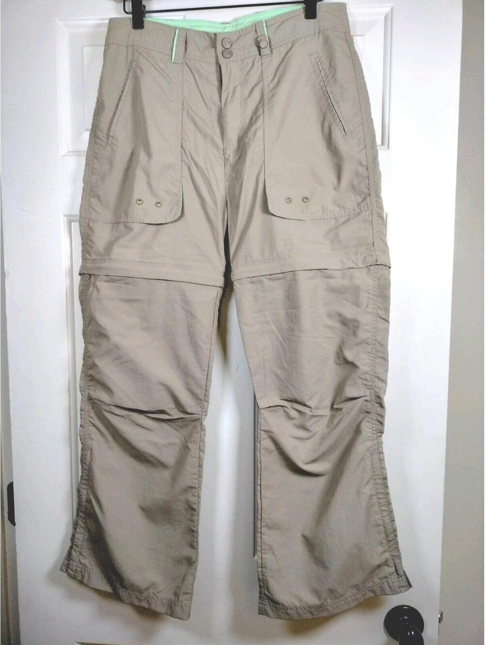 REI Sahara Hiking Pants Girls XL 16/18 Fits Women XS/Small Zip Off Convertible